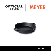 PRE-SEASONED CAST IRON 24CM SKILLET WITH 2 SIDE HANDLE (48095-C)